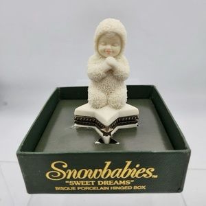 Department 56 Snowbabies "Sweet Dreams" Trinket Box